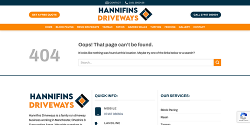 Hannifins Driveways Ltd