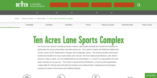 Ten Acres Lane Sports Complex